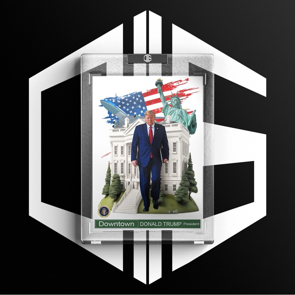Custom collectors trading card - TRUMP